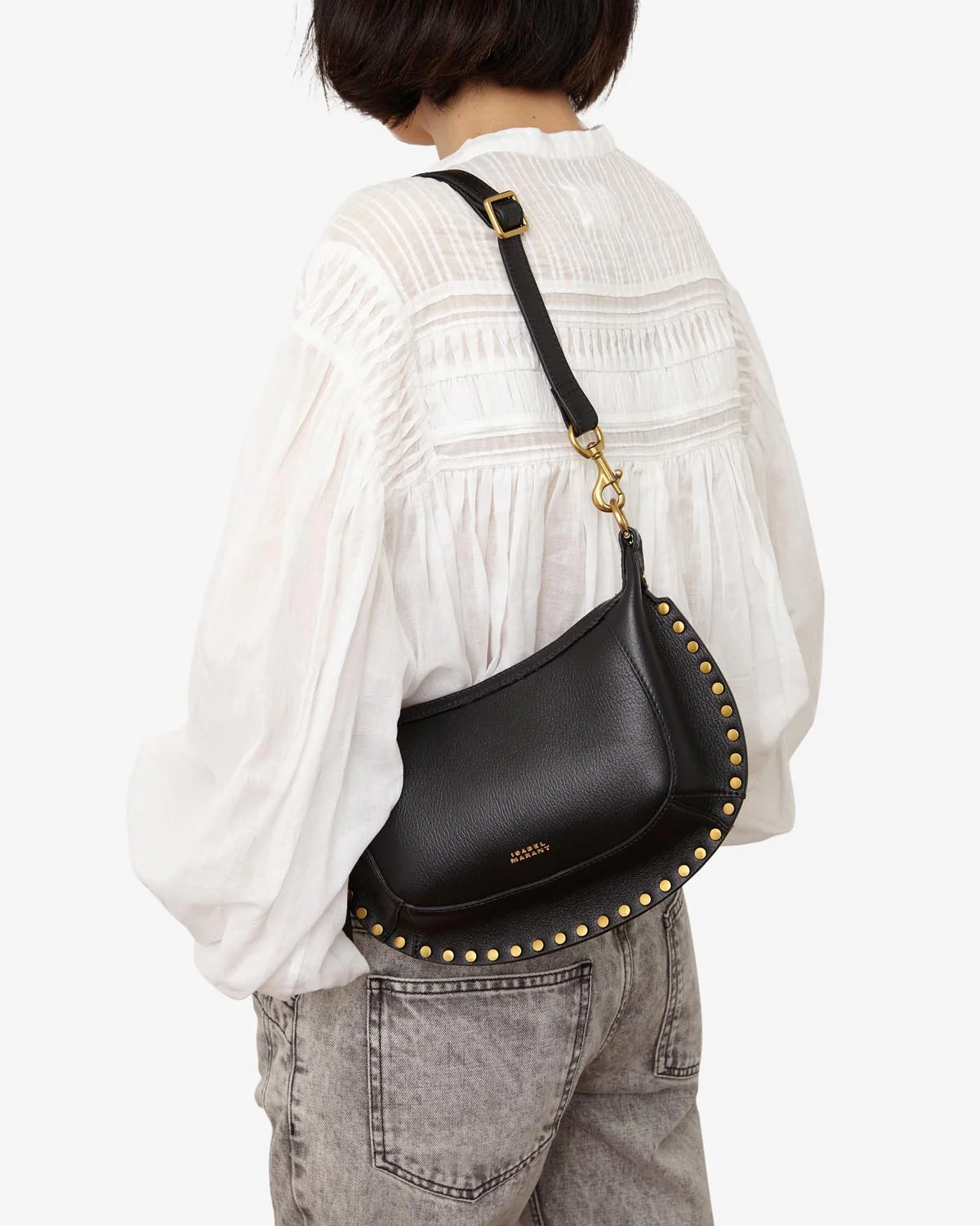 Oskan Moon bag in full-grain leather - Image 5